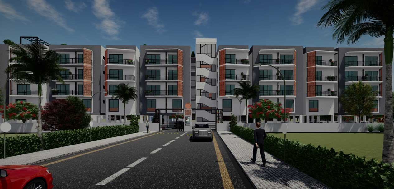 Full Front Elevation Concept Drawing of Coconest