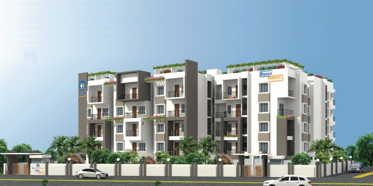 Front Elevation Concept Imagery of Raaya homes G+3 in Varthur by Markon Homes
