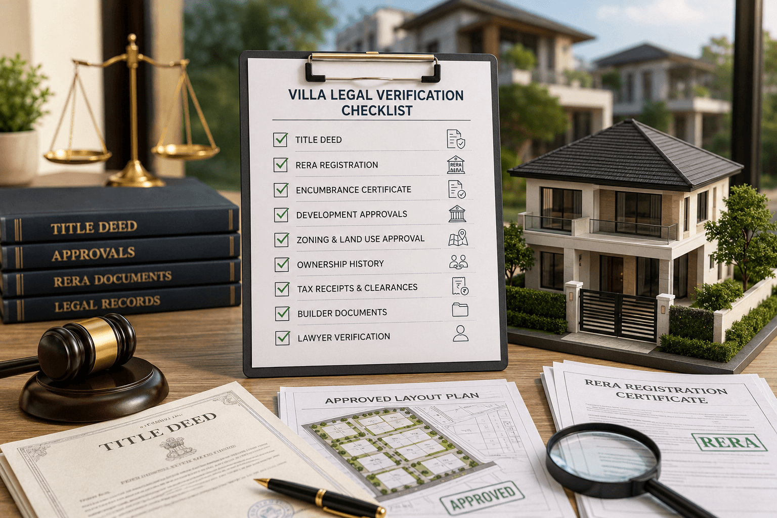 Villa Legal Verification Checklist for Buyers